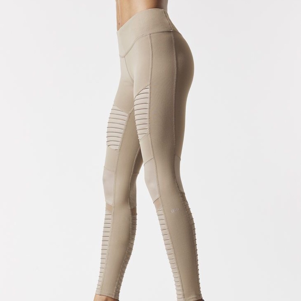 Alo Moto Legging- Gravel XS